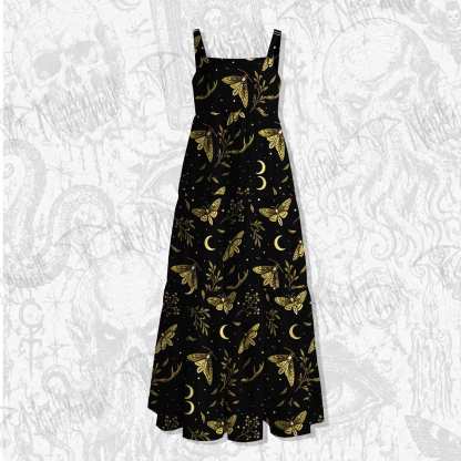 Moth Manor Wide Straps Maxi Dress