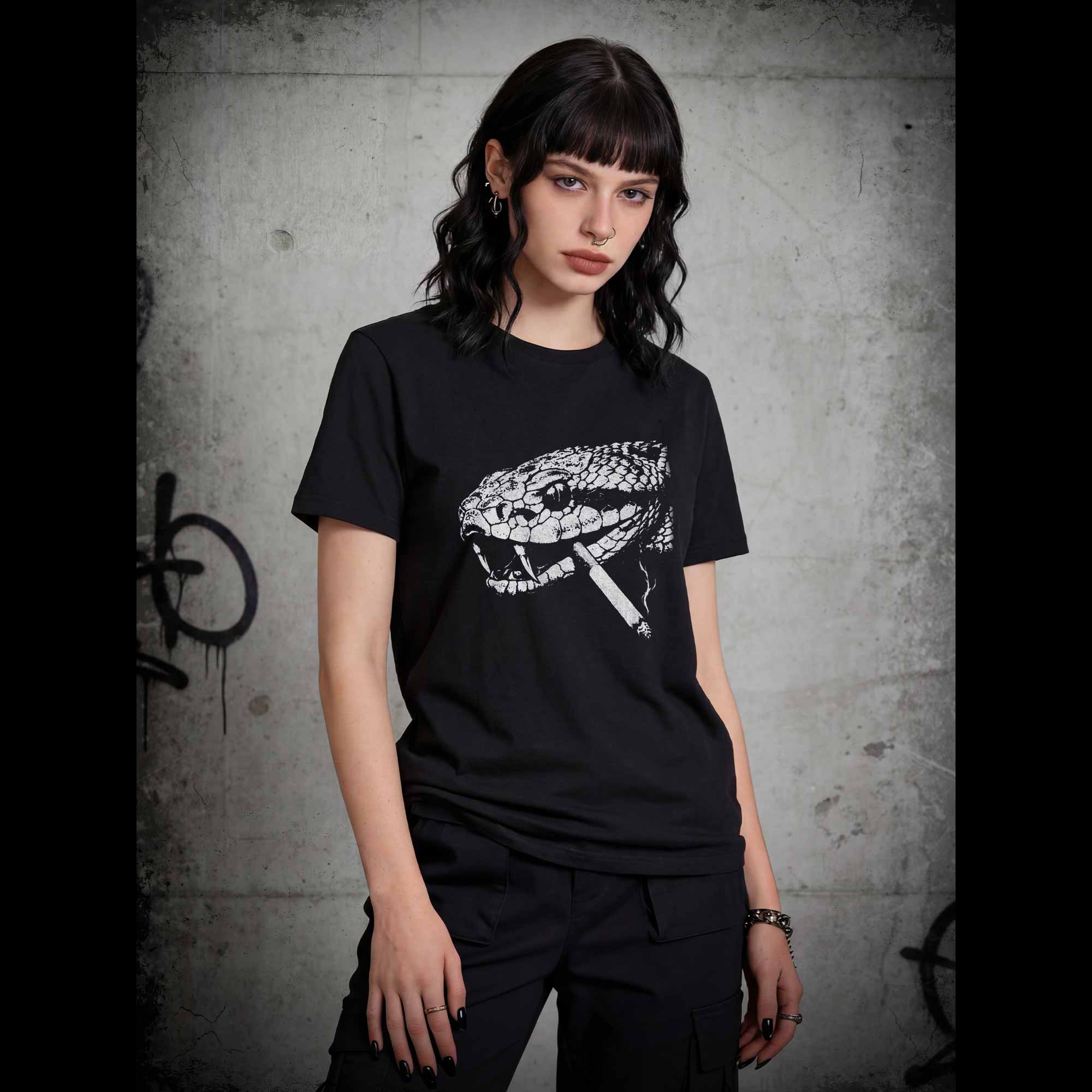 Snake Smoke  T-shirt