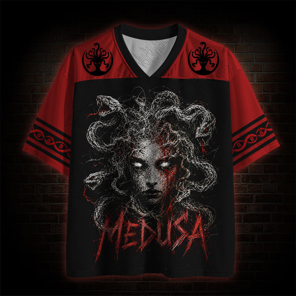 Evil Eye Greek Mythology Mesh Jersey