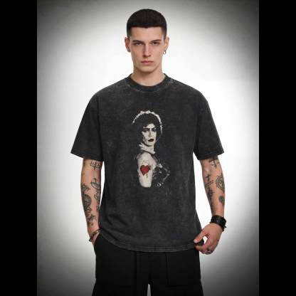 Vintage Boss Heart Tattoo Washed T-shirt