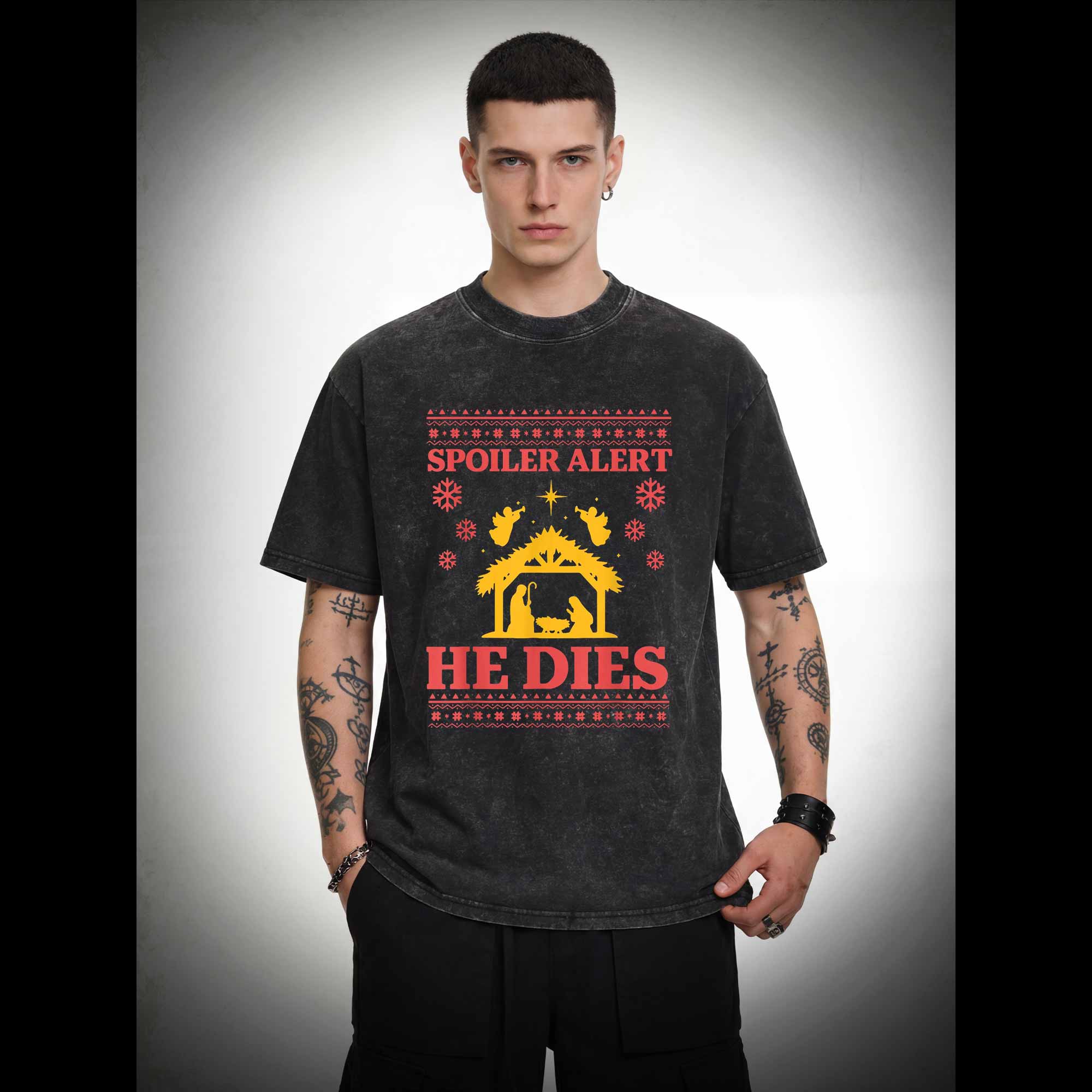 Spoiler Alert He Dies Washed T-shirt
