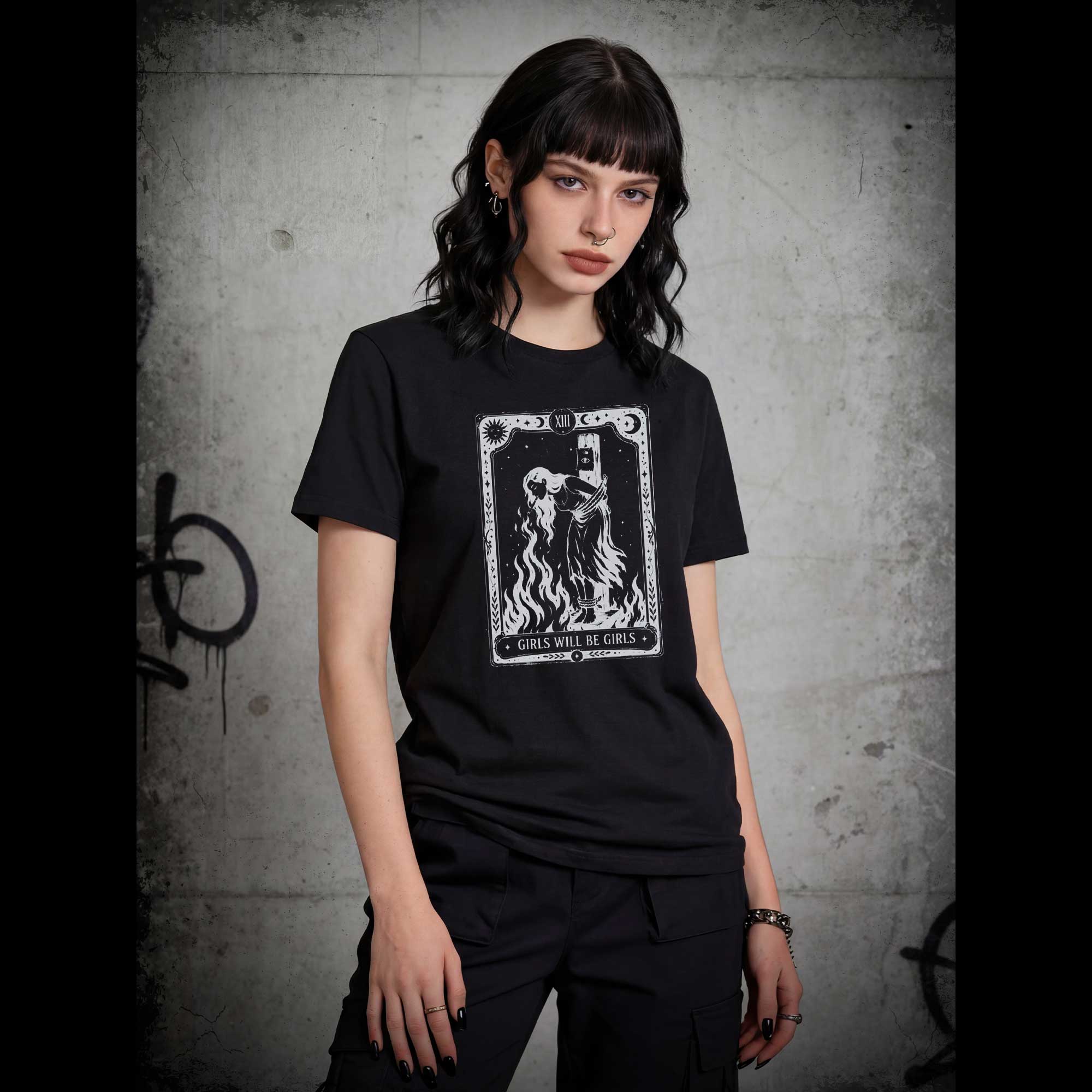 Girls Will be Girls Tarot T-shirt