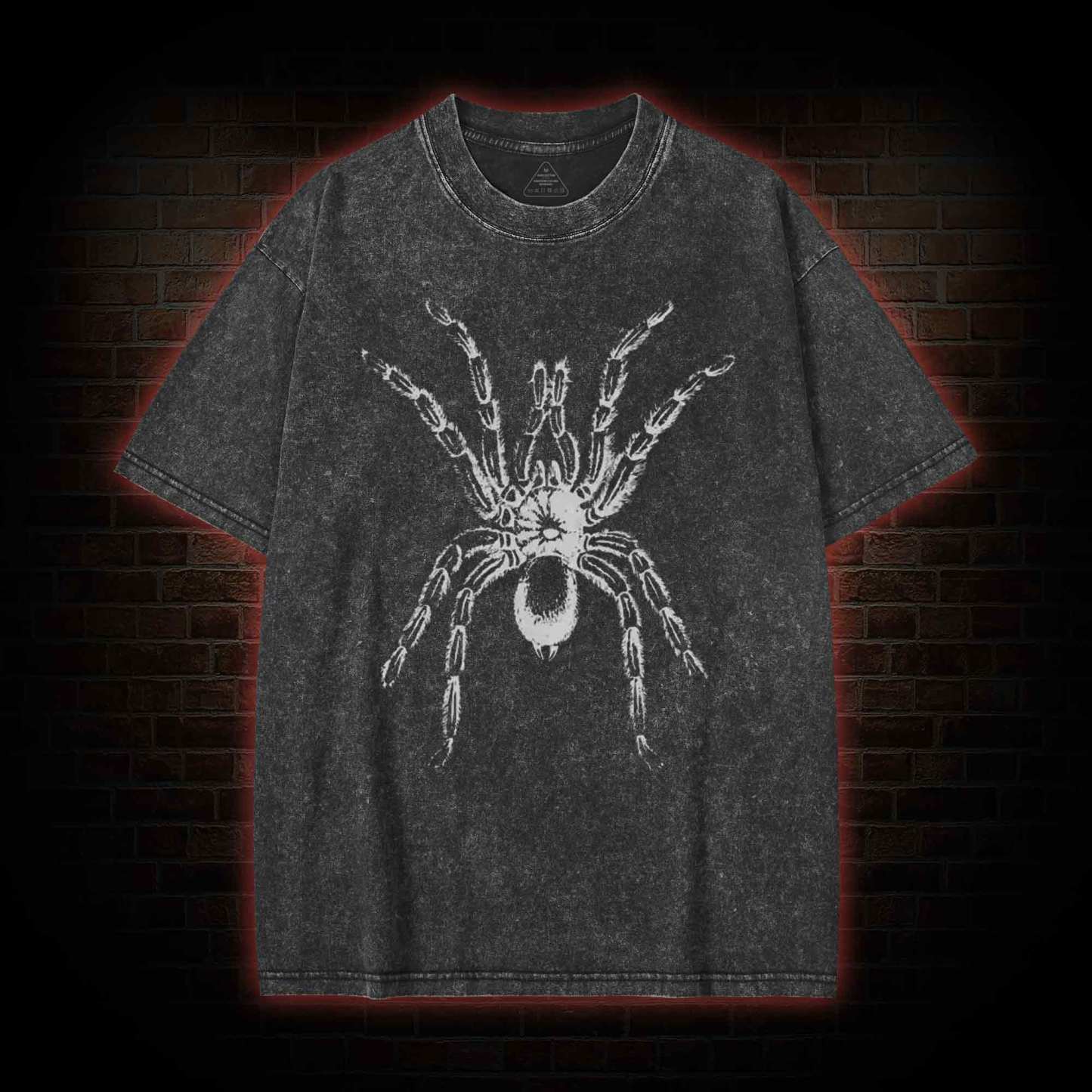 Tarantula Washed T-shirt with Dark Style