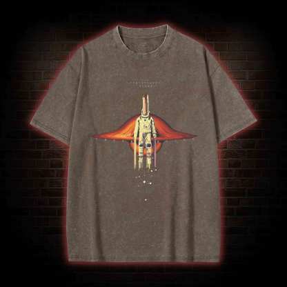 Love Transcends Space And Time Washed T-shirt