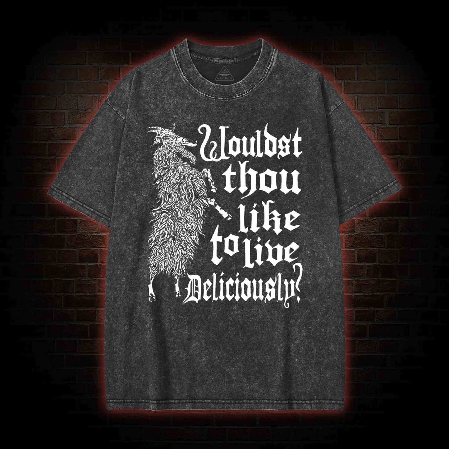 Live Deliciously Black Phillip T-shirt