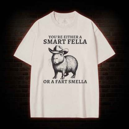 Smart Fella Capybara Washed T-shirt