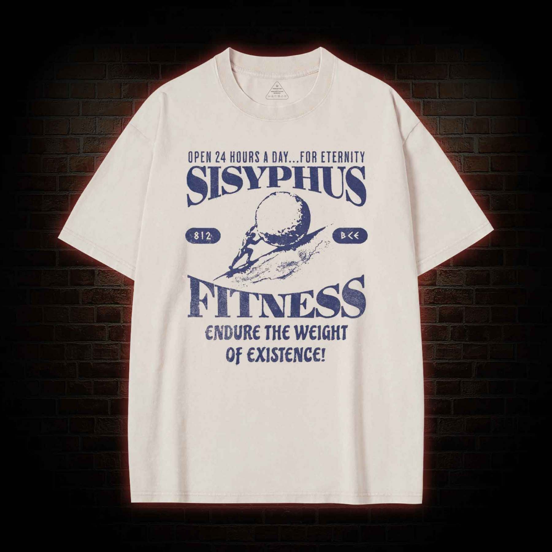 Sisyphus Fitness Washed T-shirt