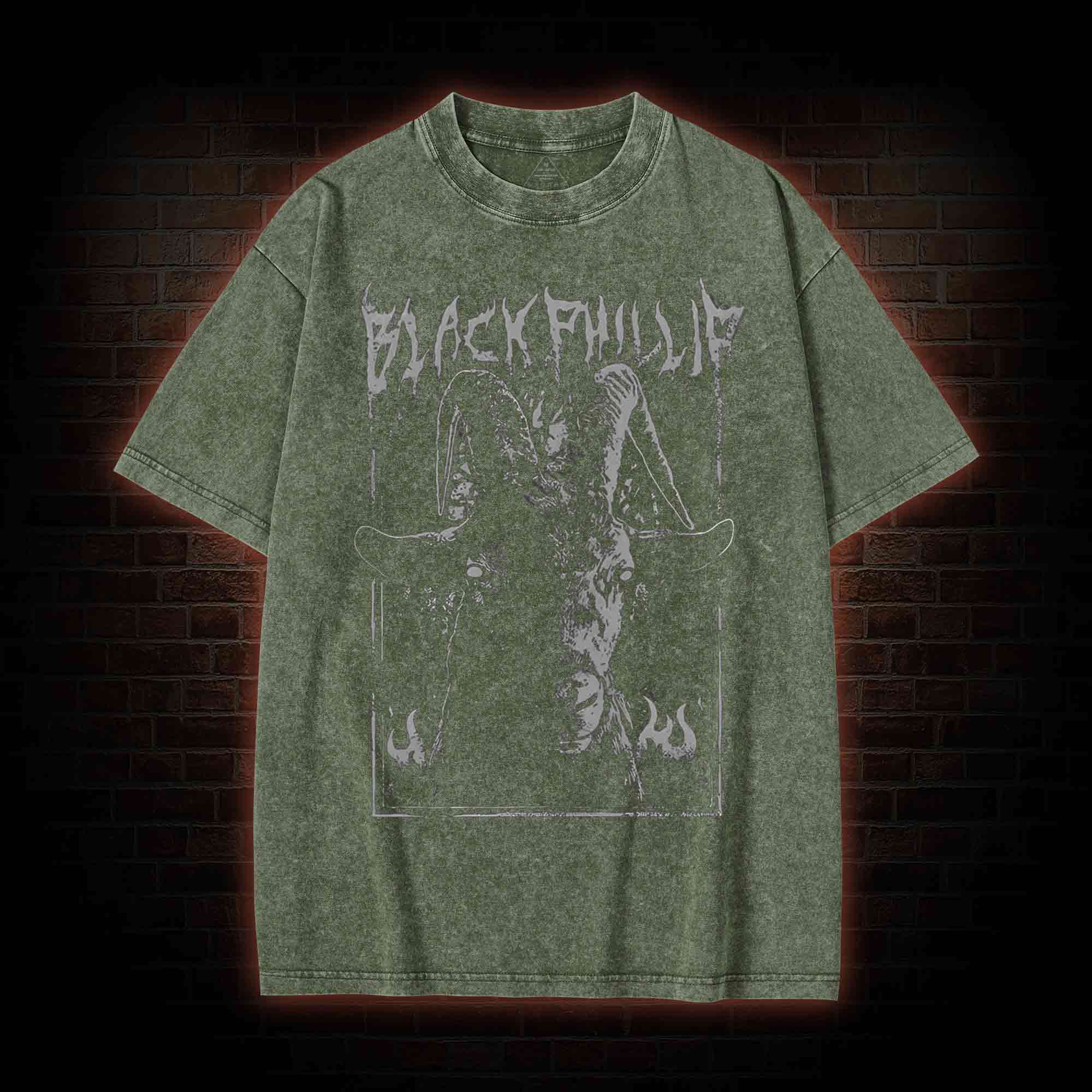 Black Phillip Washed T-shirt