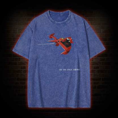 See You Space Samurai Washed T-shirt