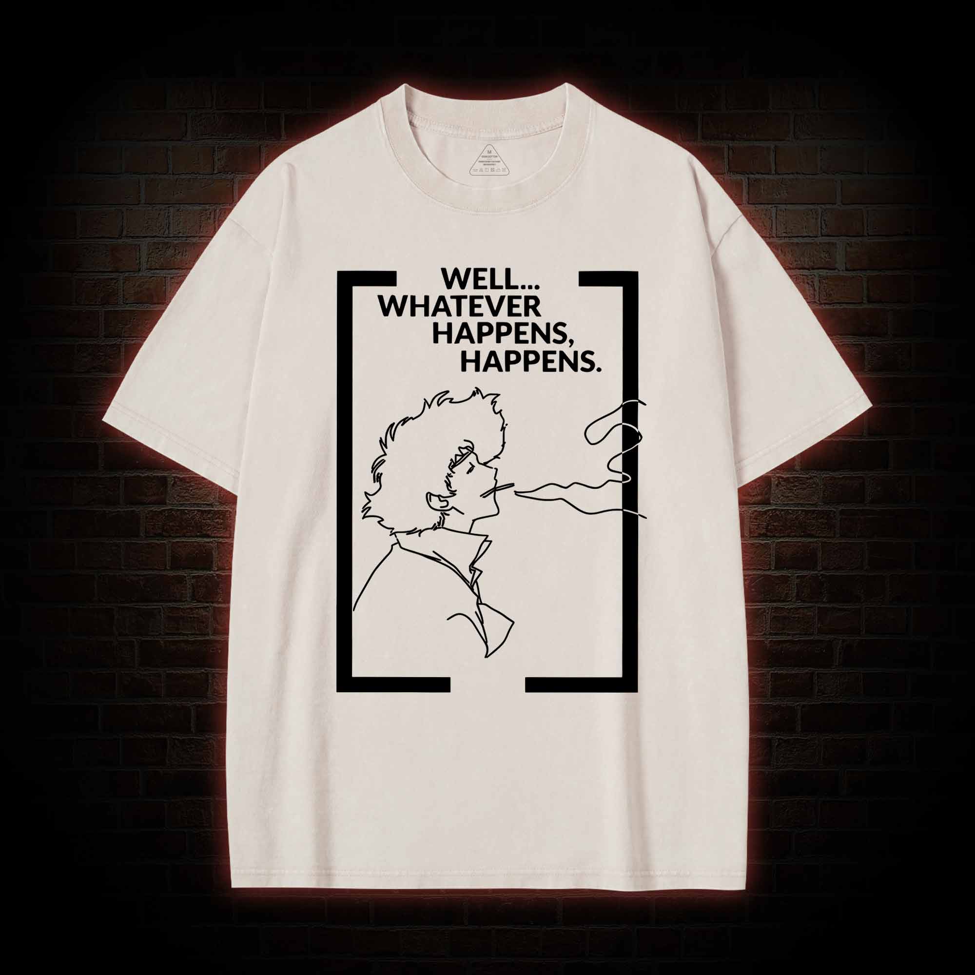 Whatever Happens Happens Washed T-shirt