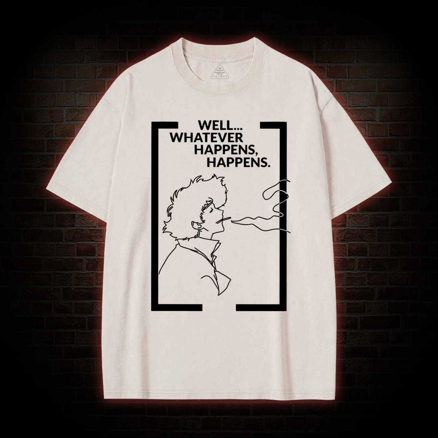 Whatever Happens Happens Washed T-shirt