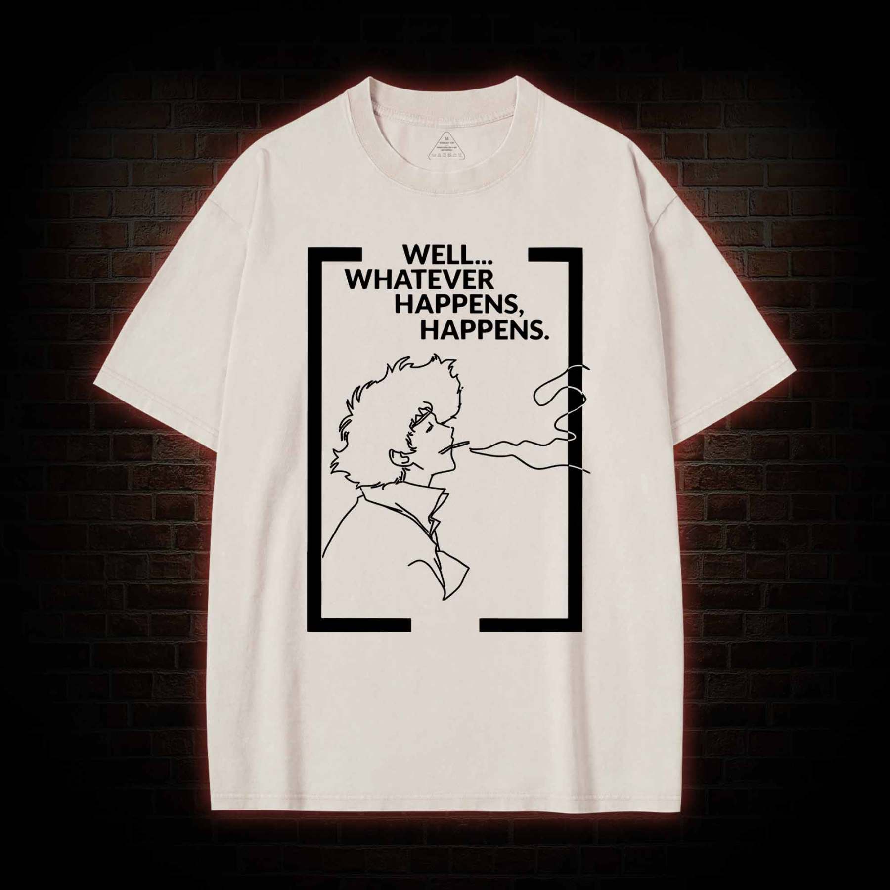 Whatever Happens Happens Washed T-shirt