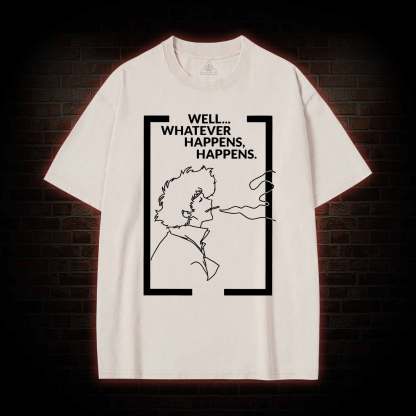 Whatever Happens Happens Washed T-shirt