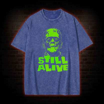 Still Alive Washed T-shirt