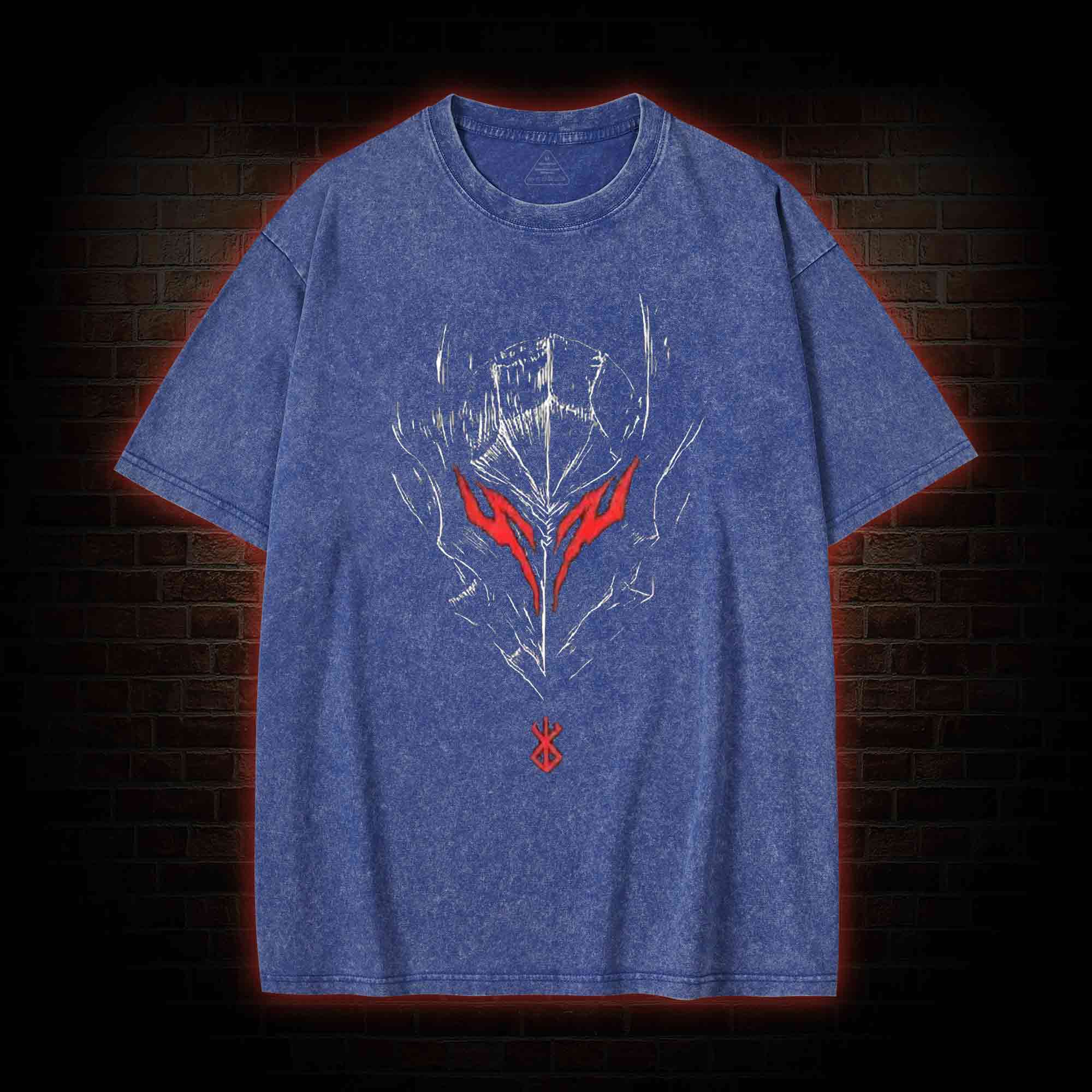 Berserker Mask Washed T-shirt