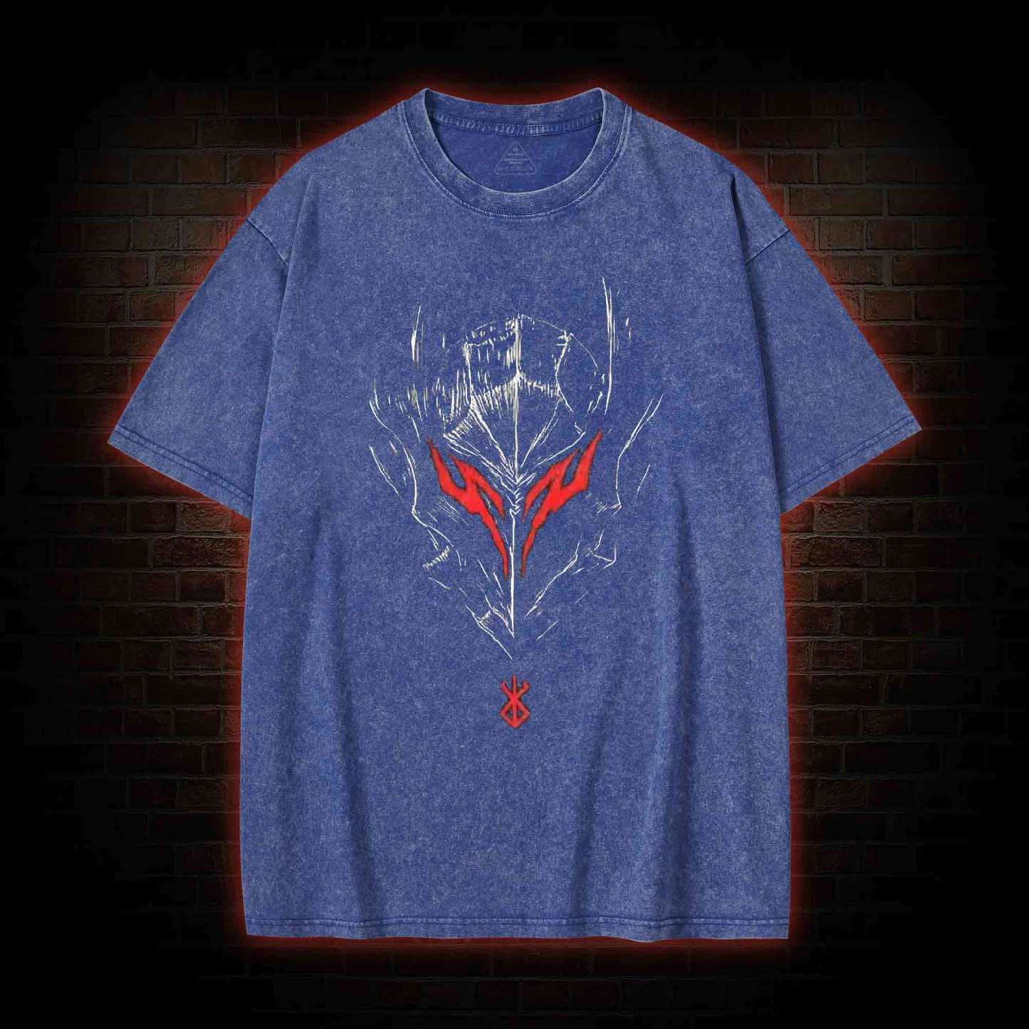 Berserker Mask Washed T-shirt