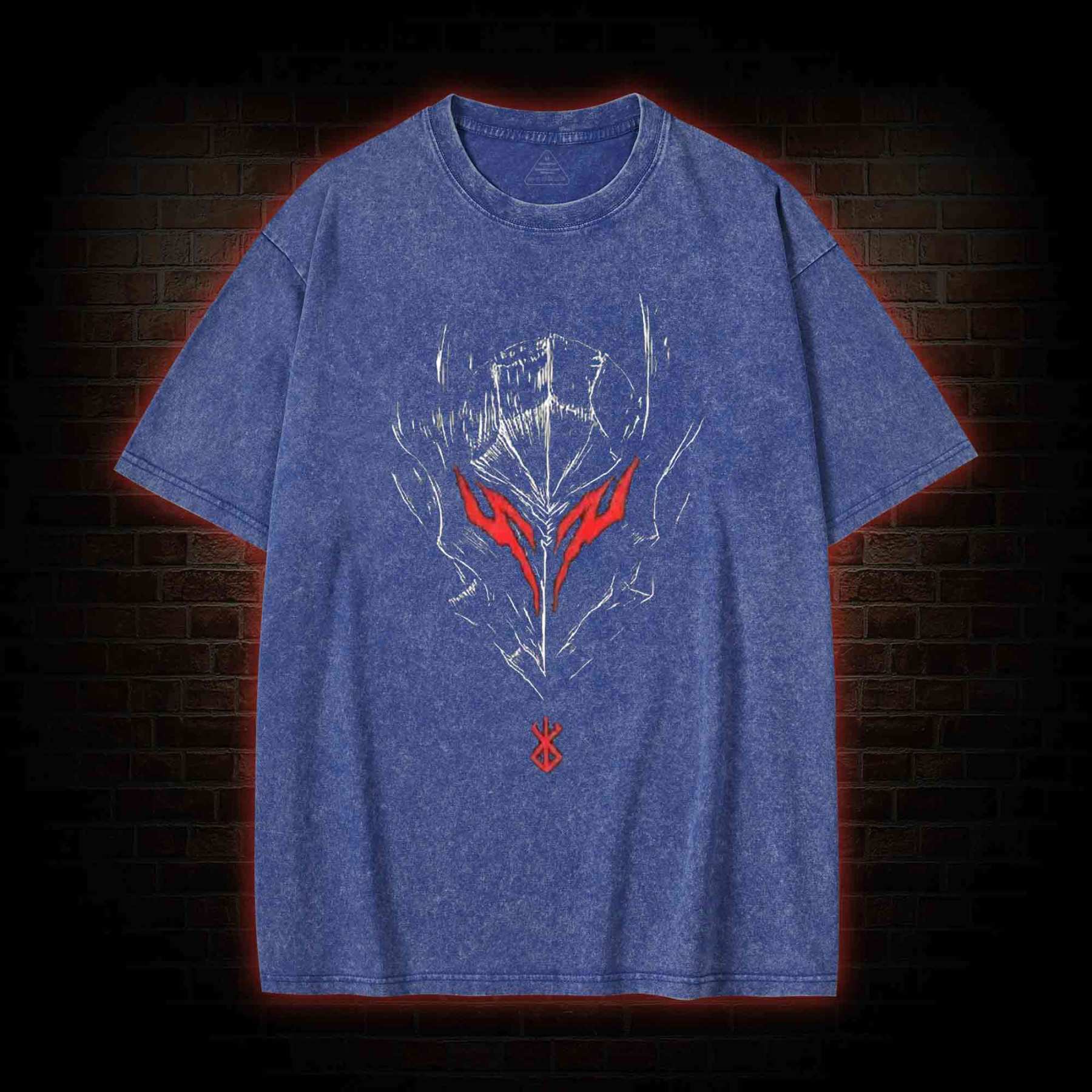 Berserker Mask Washed T-shirt