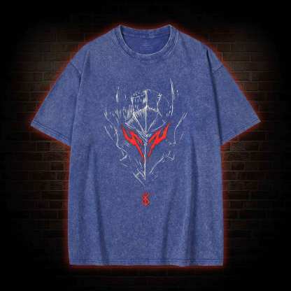 Berserker Mask Washed T-shirt
