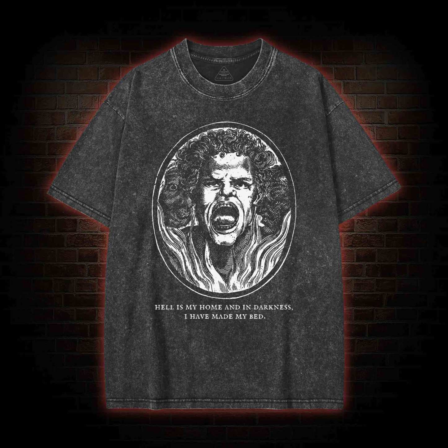 I Have Made My Bed Washed T-shirt