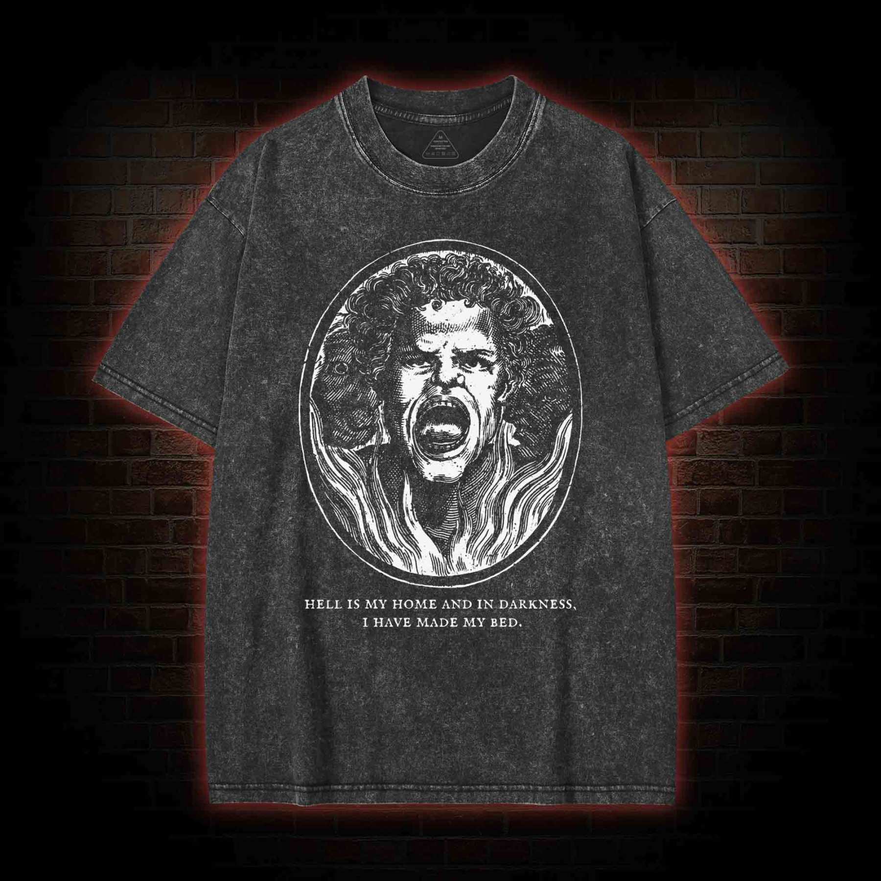 I Have Made My Bed Washed T-shirt