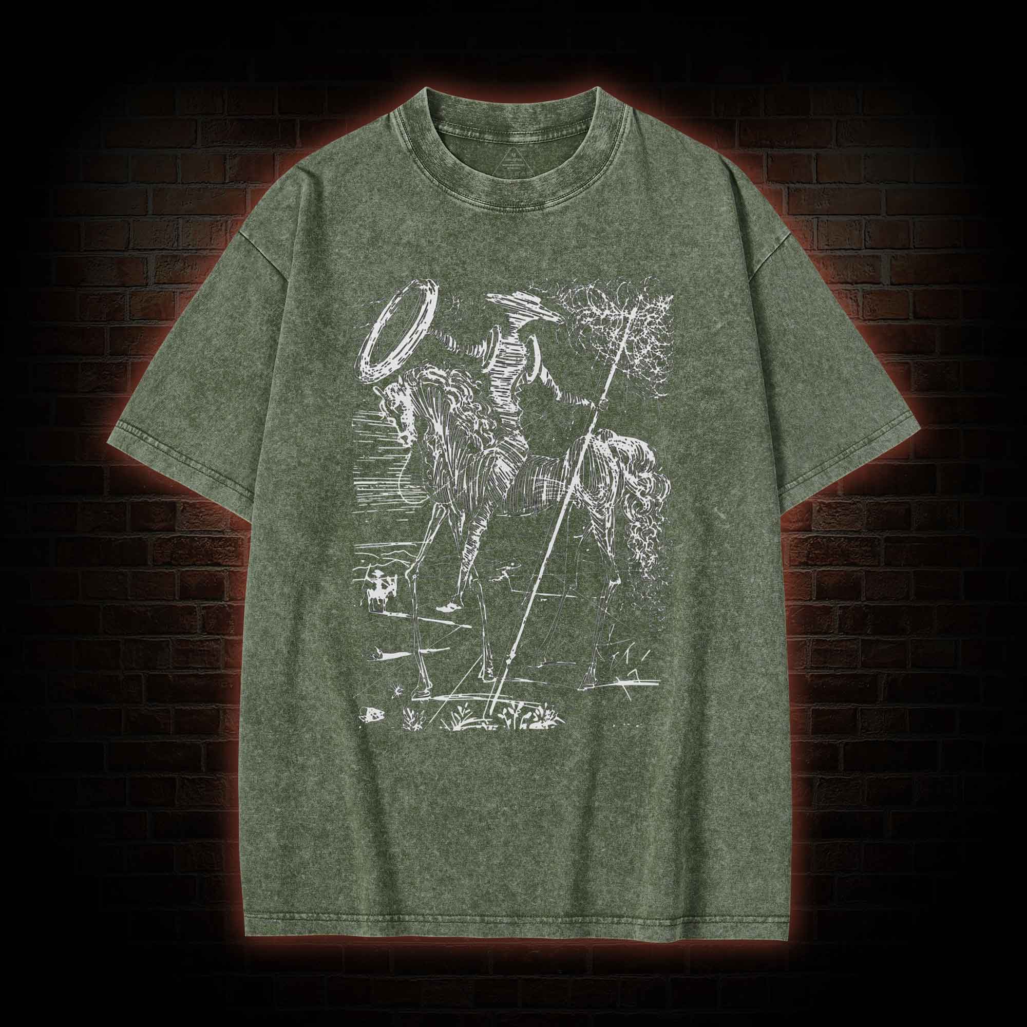 Don Quixote Washed T-shirt