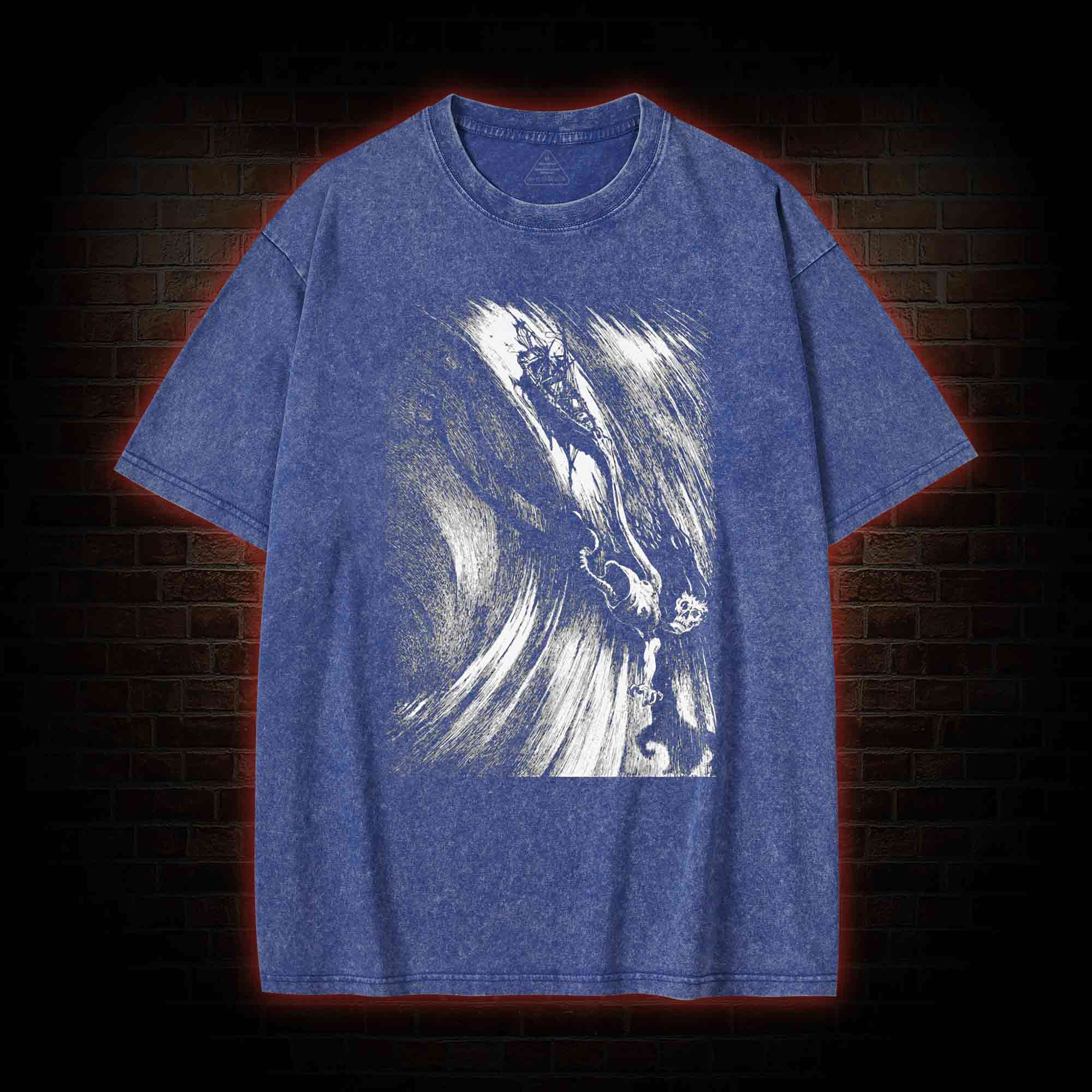 A Descent into the Maelström Washed T-shirt