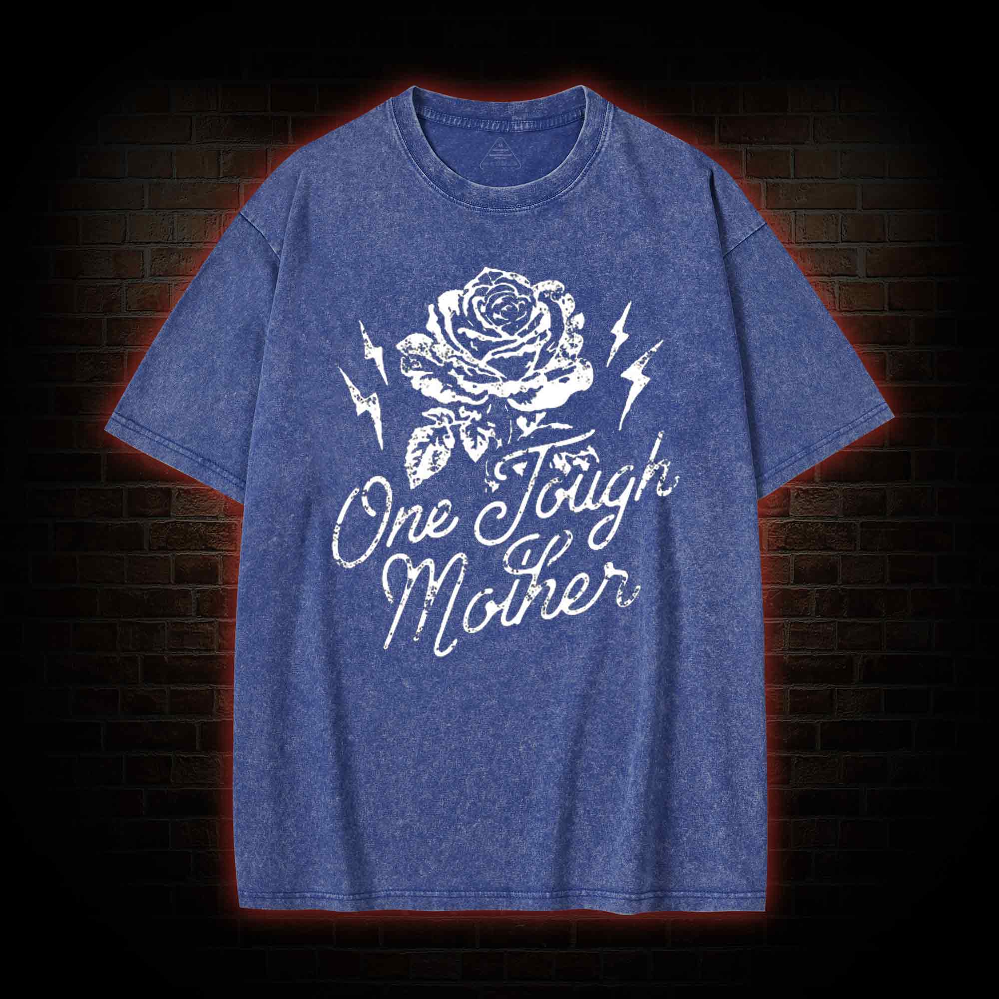 One Tough Mother  Washed T-shirt