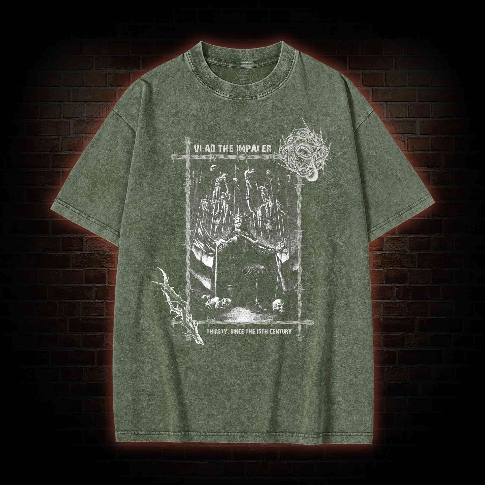 Vlad the Impaler Washed T-shirt