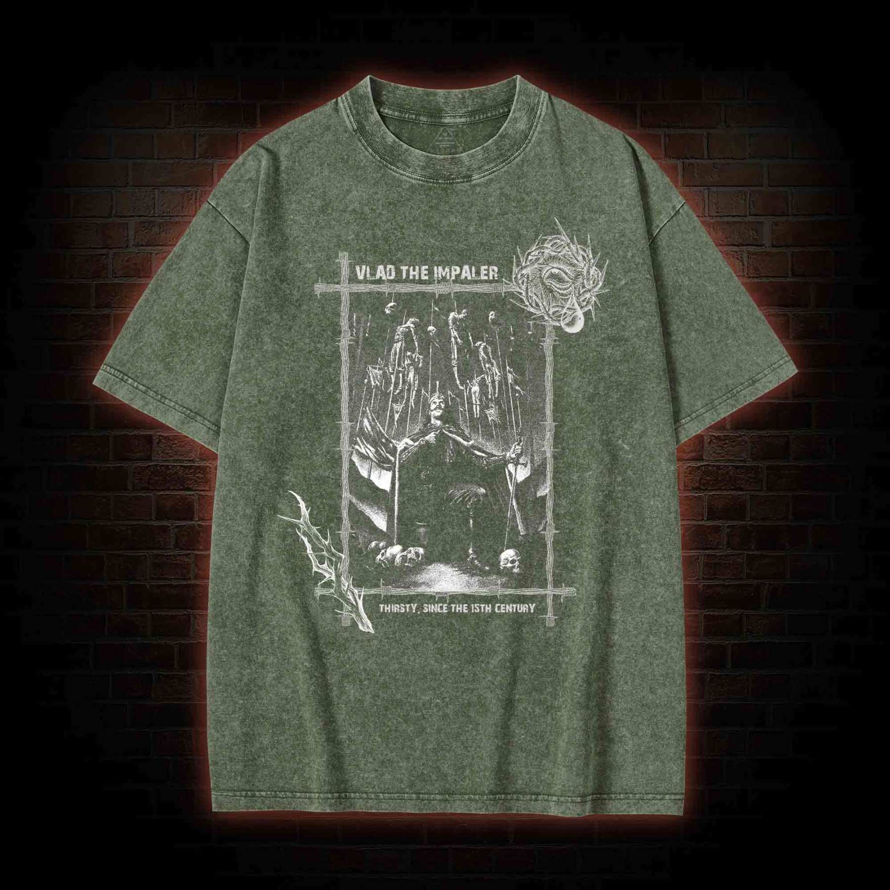 Vlad the Impaler Washed T-shirt