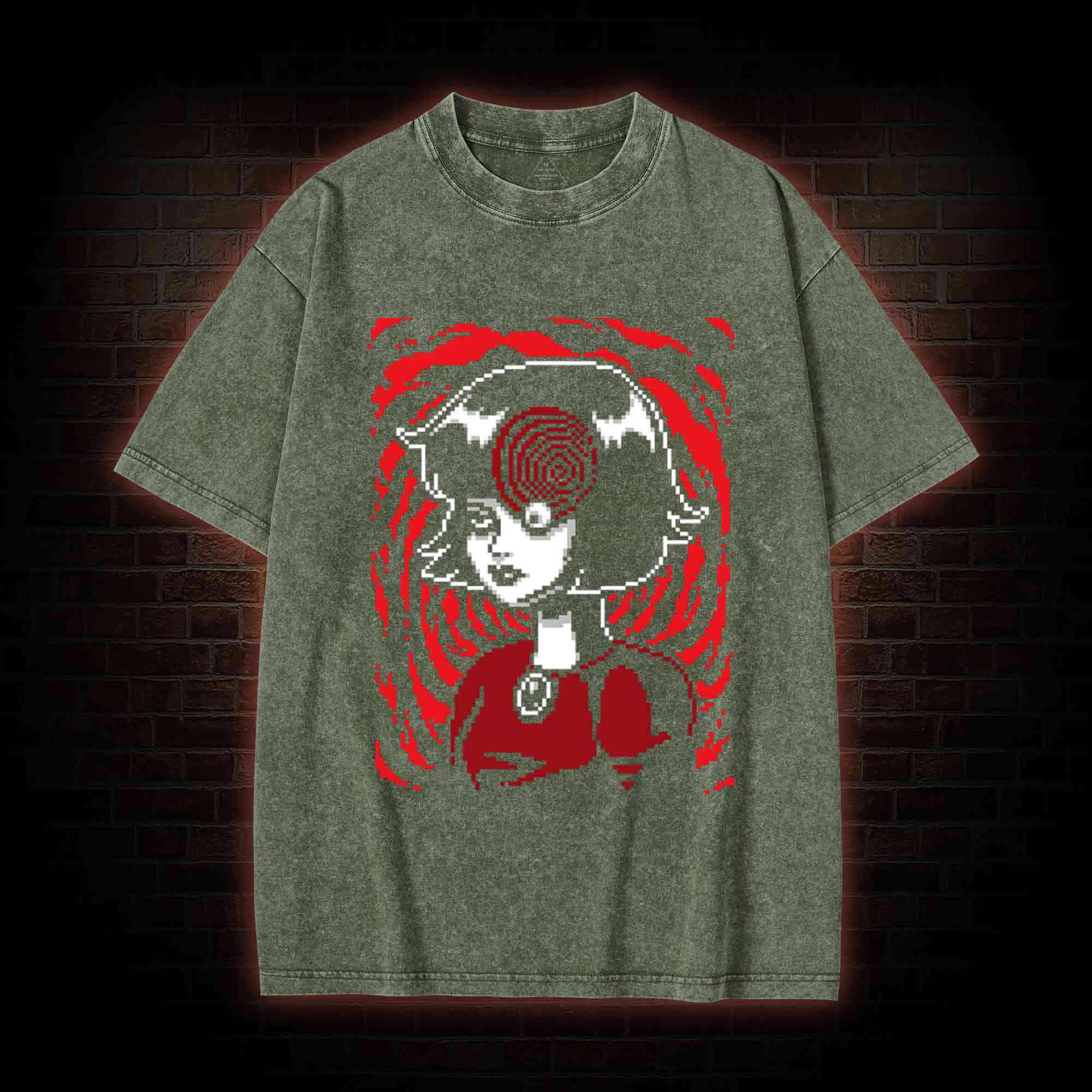 Spiral Curse Washed T-shirt