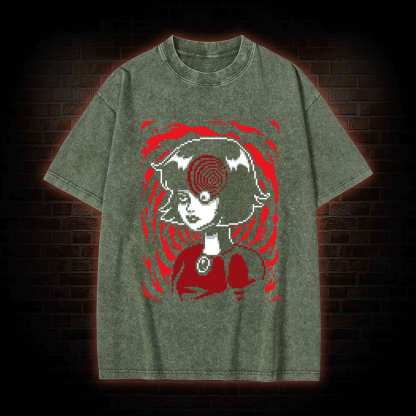 Spiral Curse Washed T-shirt