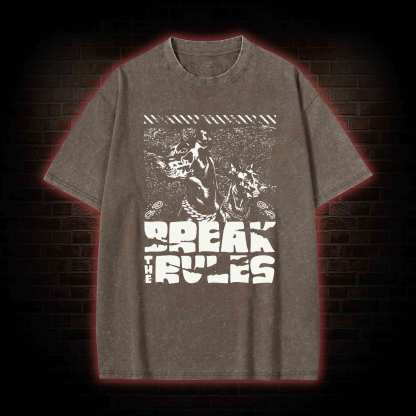 Break the Rules Washed T-shirt