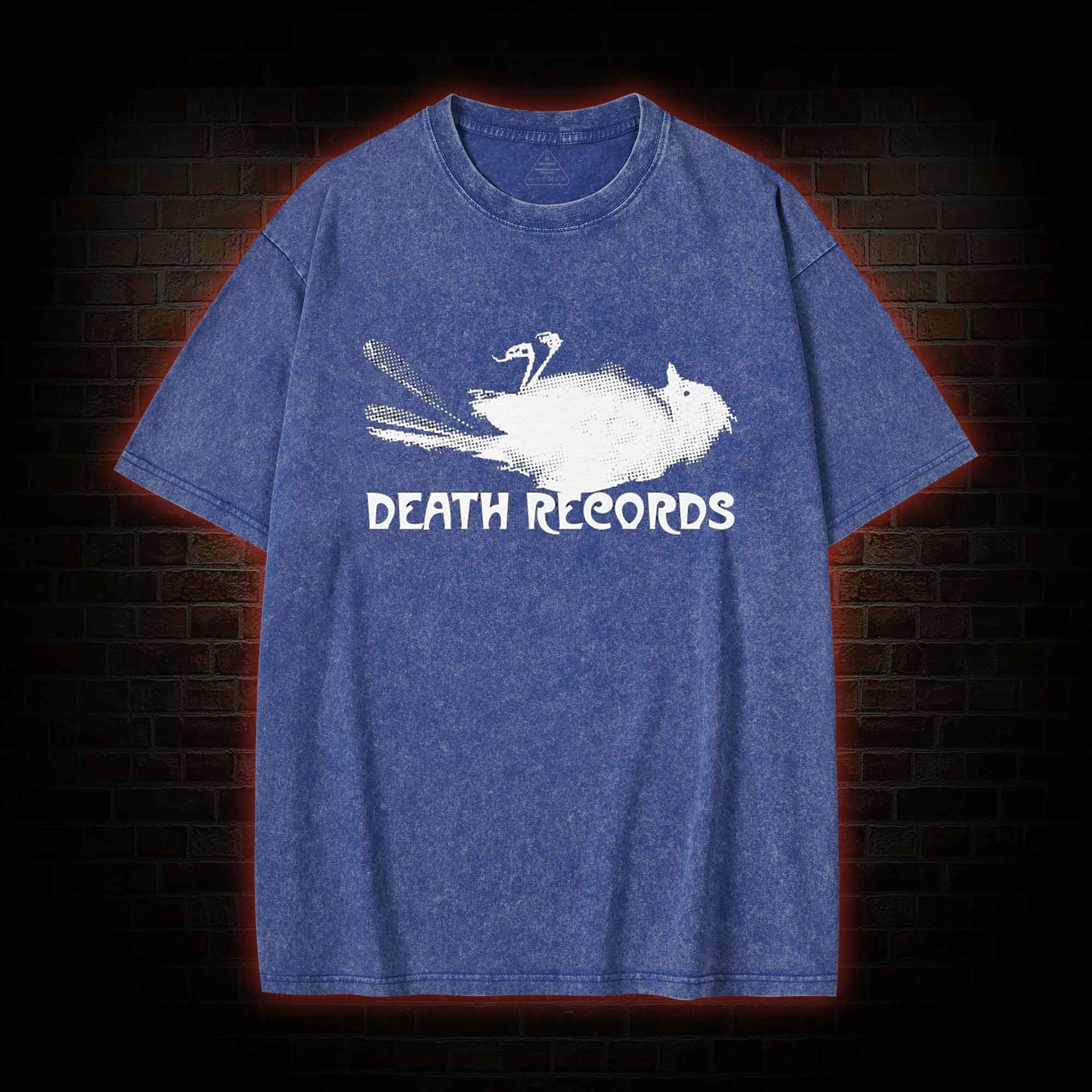 Death Records Washed T-shirt