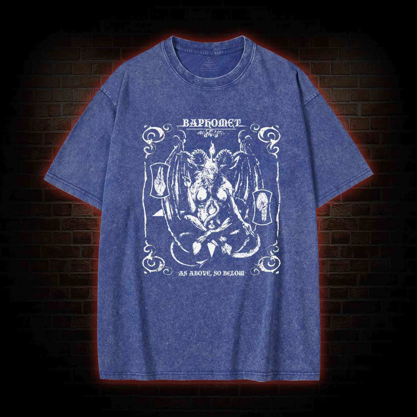 Sigil of Satan Washed T-shirt