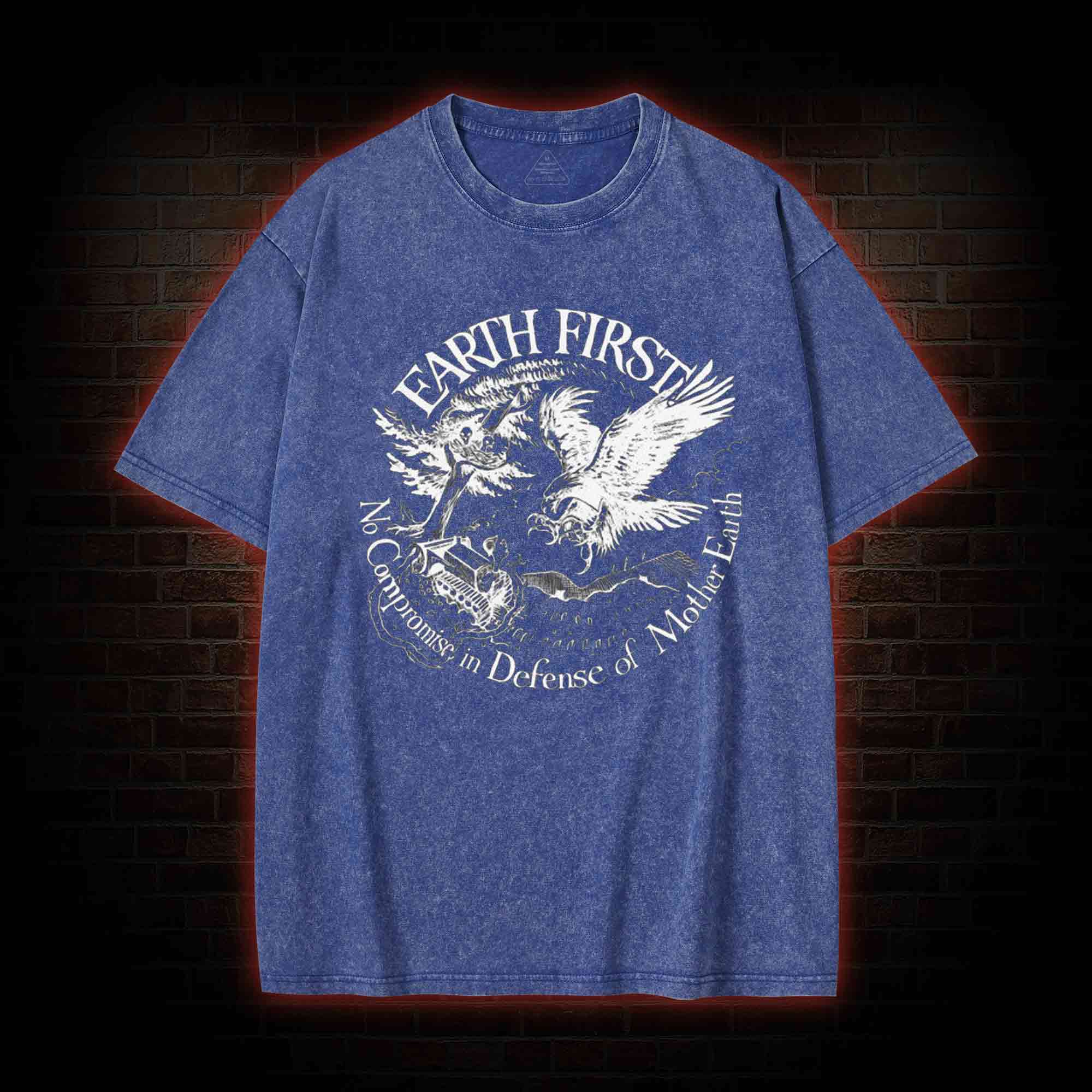 Earth First Washed T-shirt