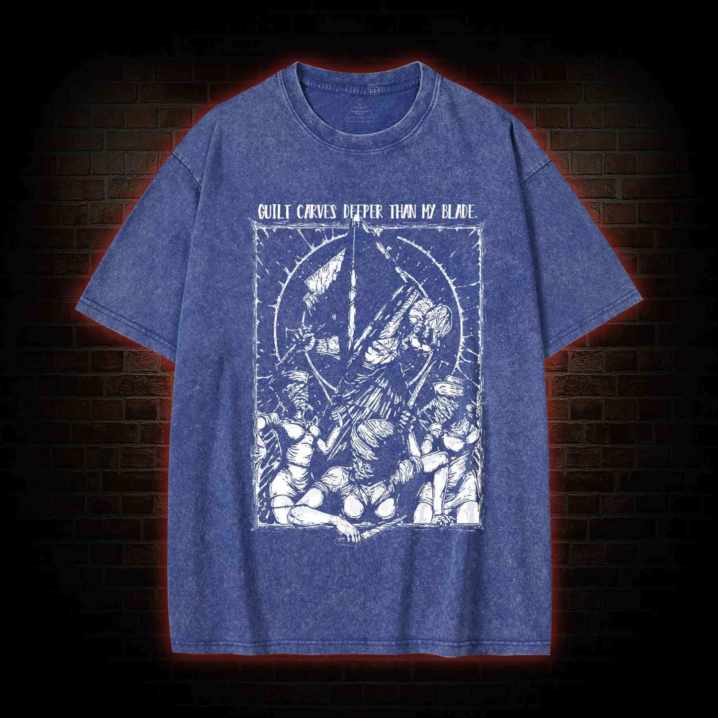 Guilt Carves Deeper Than My Blade Washed T-shirt