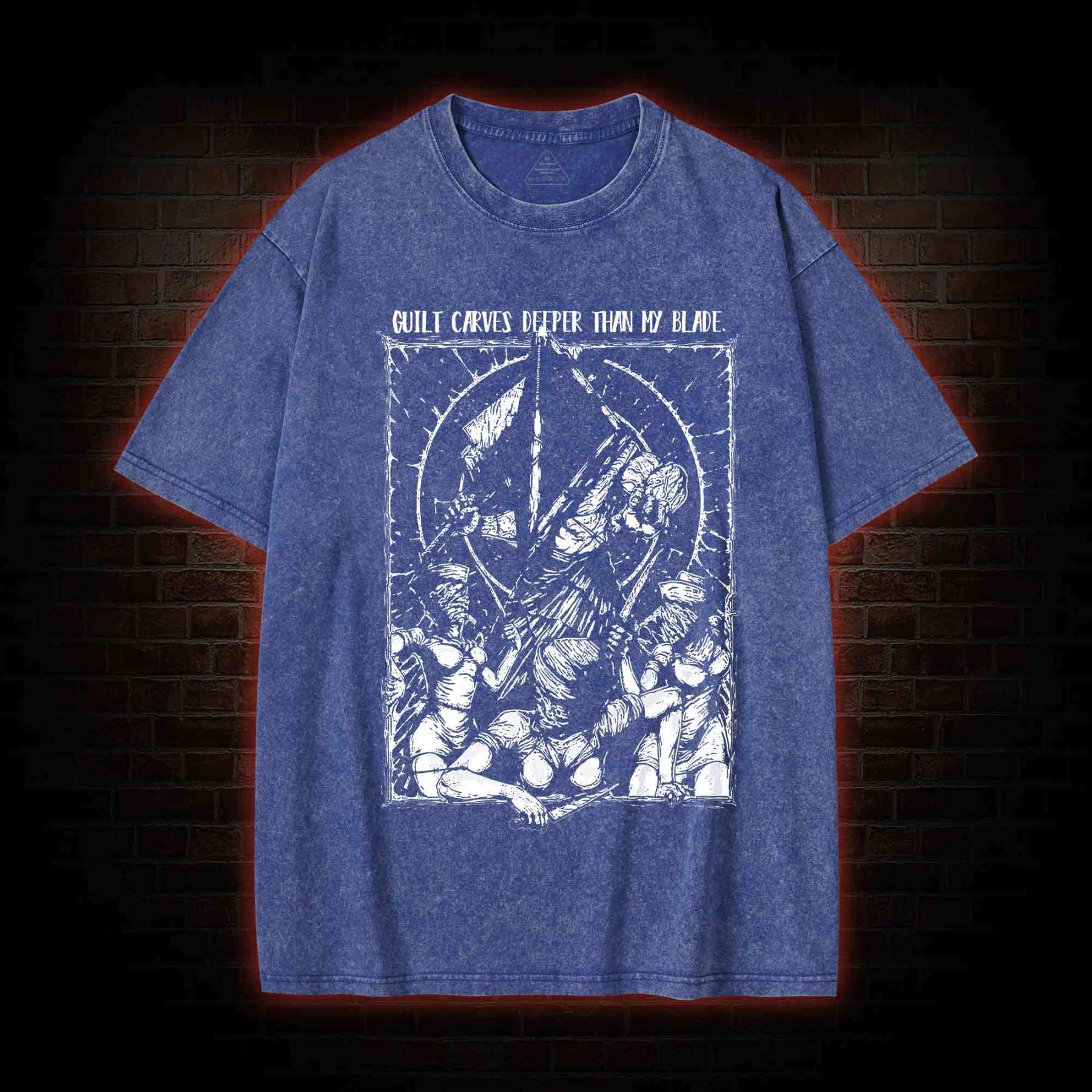 Guilt Carves Deeper Than My Blade Washed T-shirt