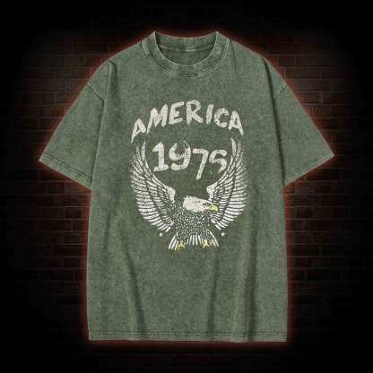 America 1975 Washed T-shirt