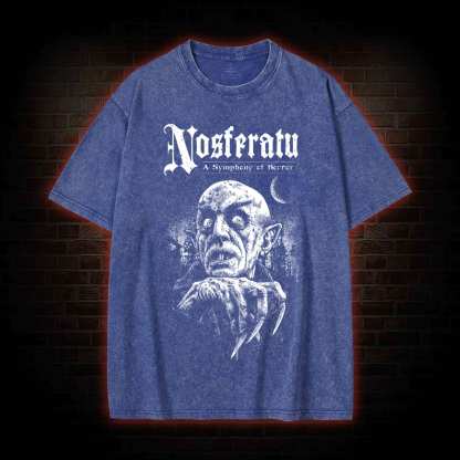 Nosferatu: A Symphony of Horror Washed T-shirt