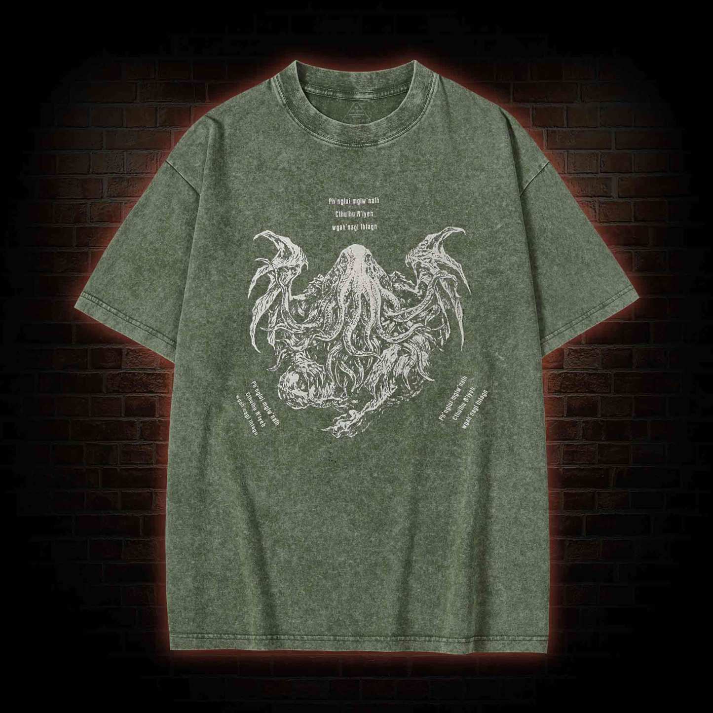 Cthulhu Cultist Washed T-shirt