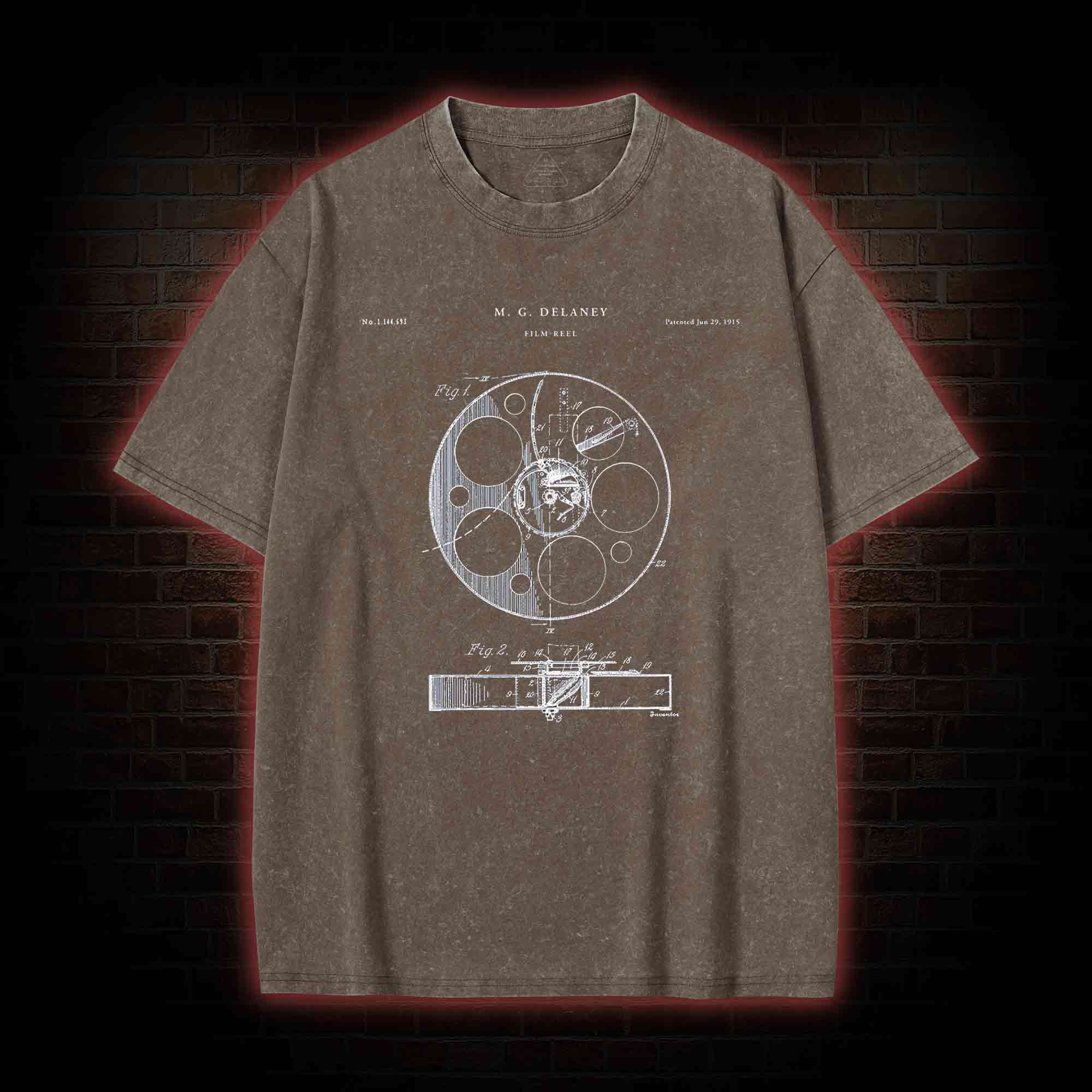 Film Reel Washed T-shirt
