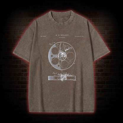 Film Reel Washed T-shirt