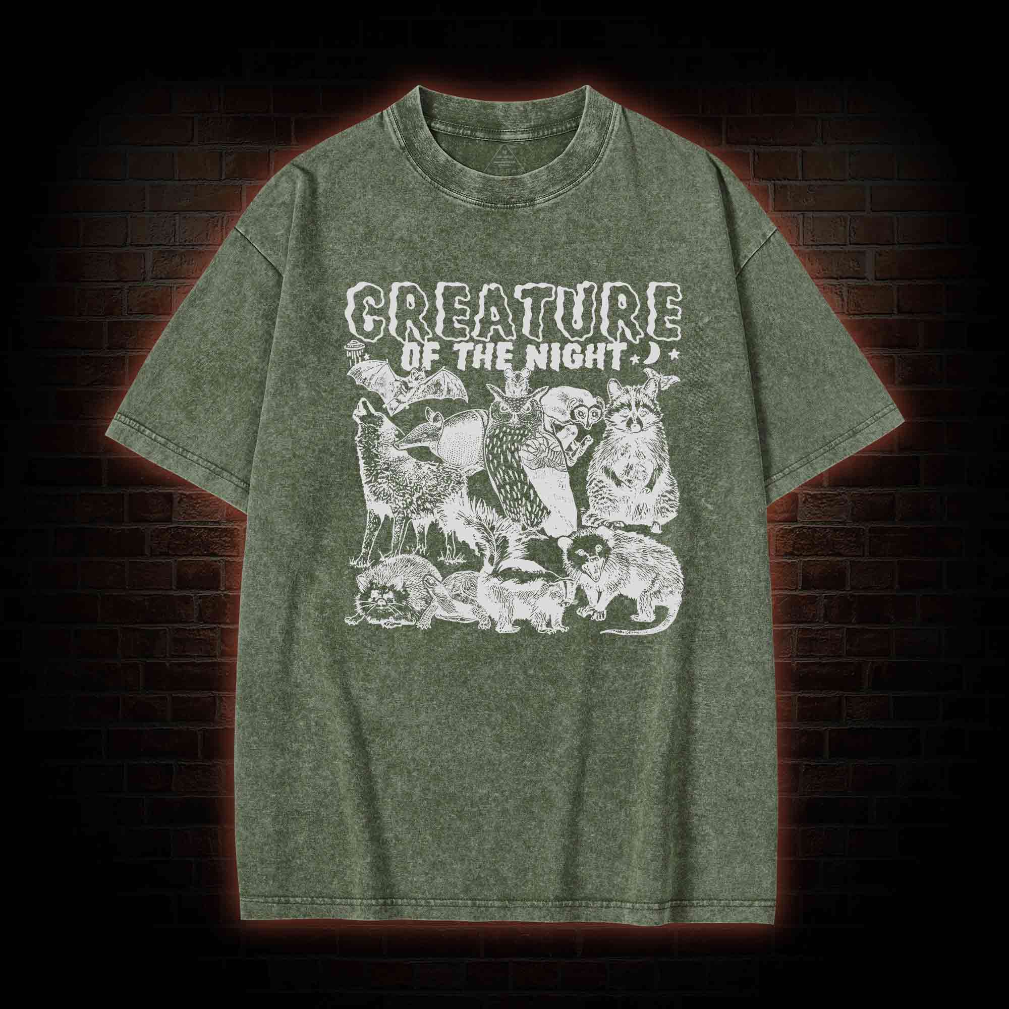 Creature of the Night Washed T-shirt