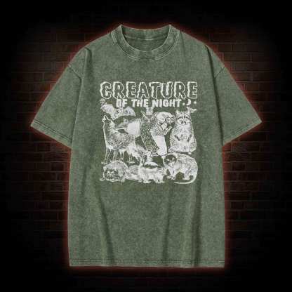 Creature of the Night Washed T-shirt