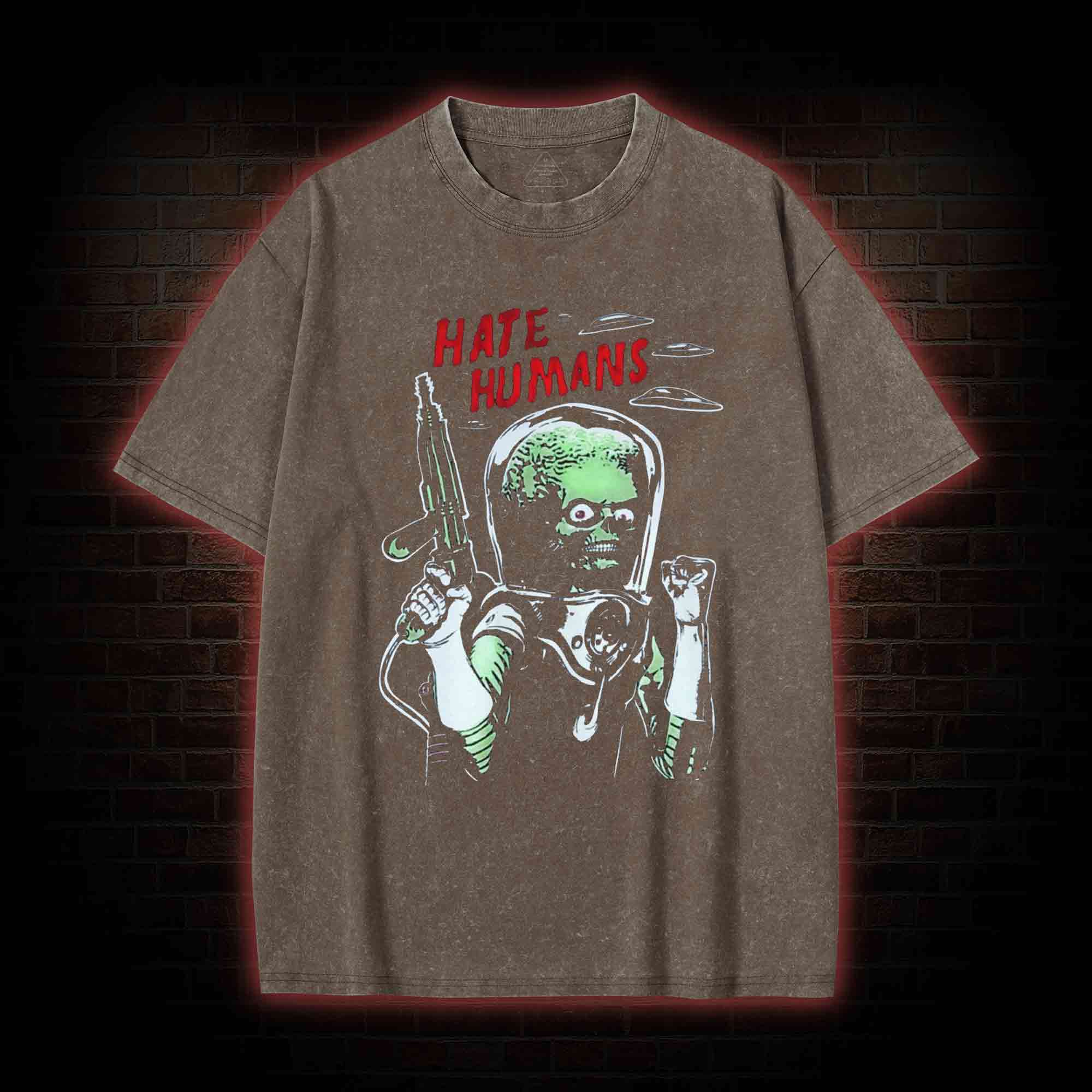 Hate Humans Washed T-shirt