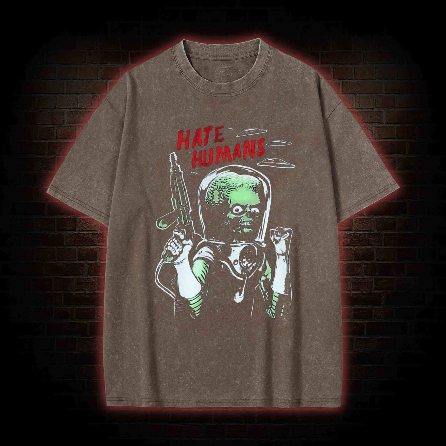 Hate Humans Washed T-shirt