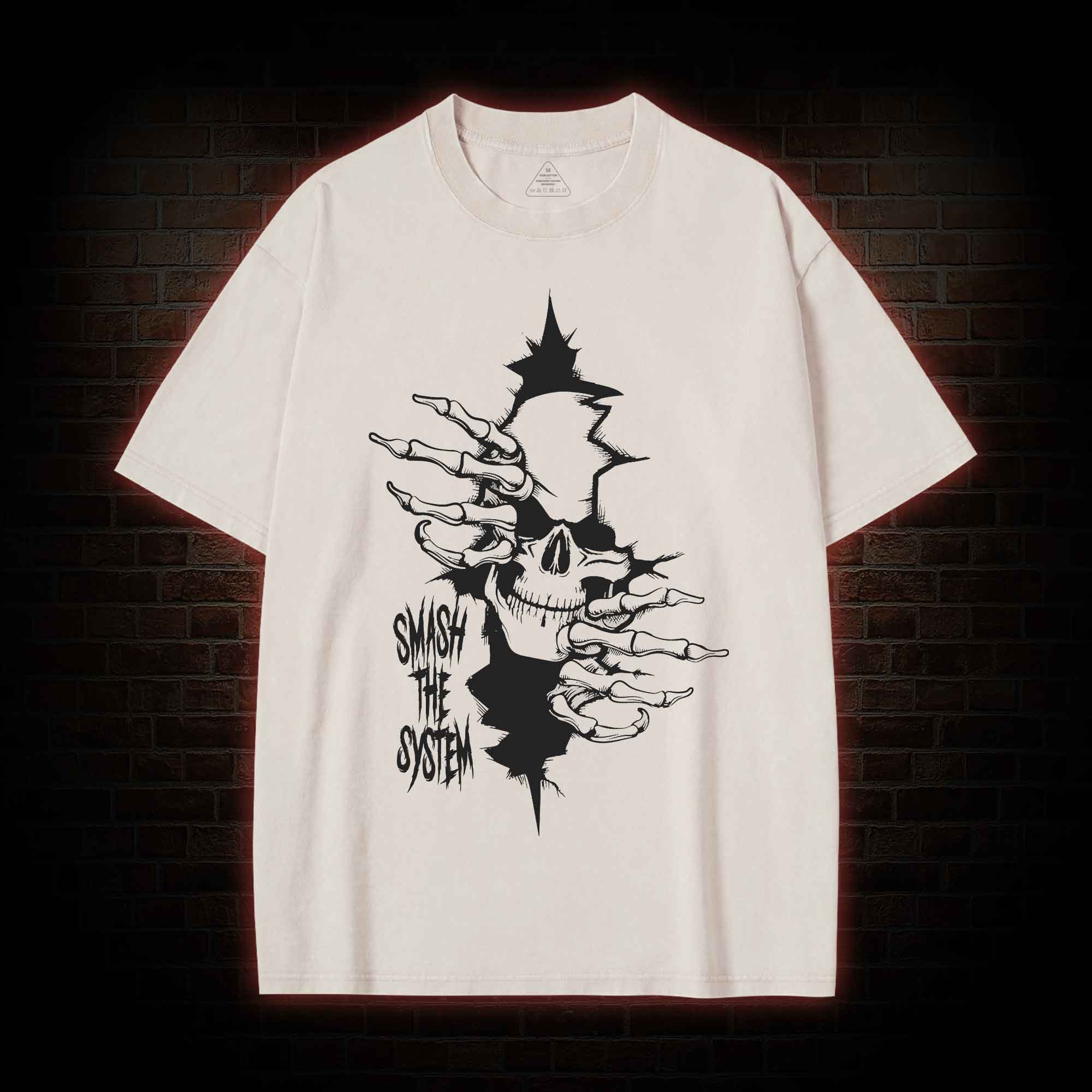 Smash the System Washed T-shirt