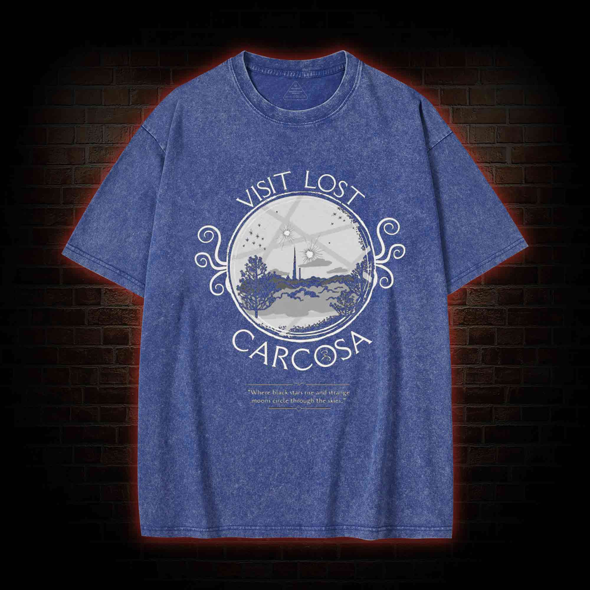 Visit Lost Carcosa Washed T-shirt