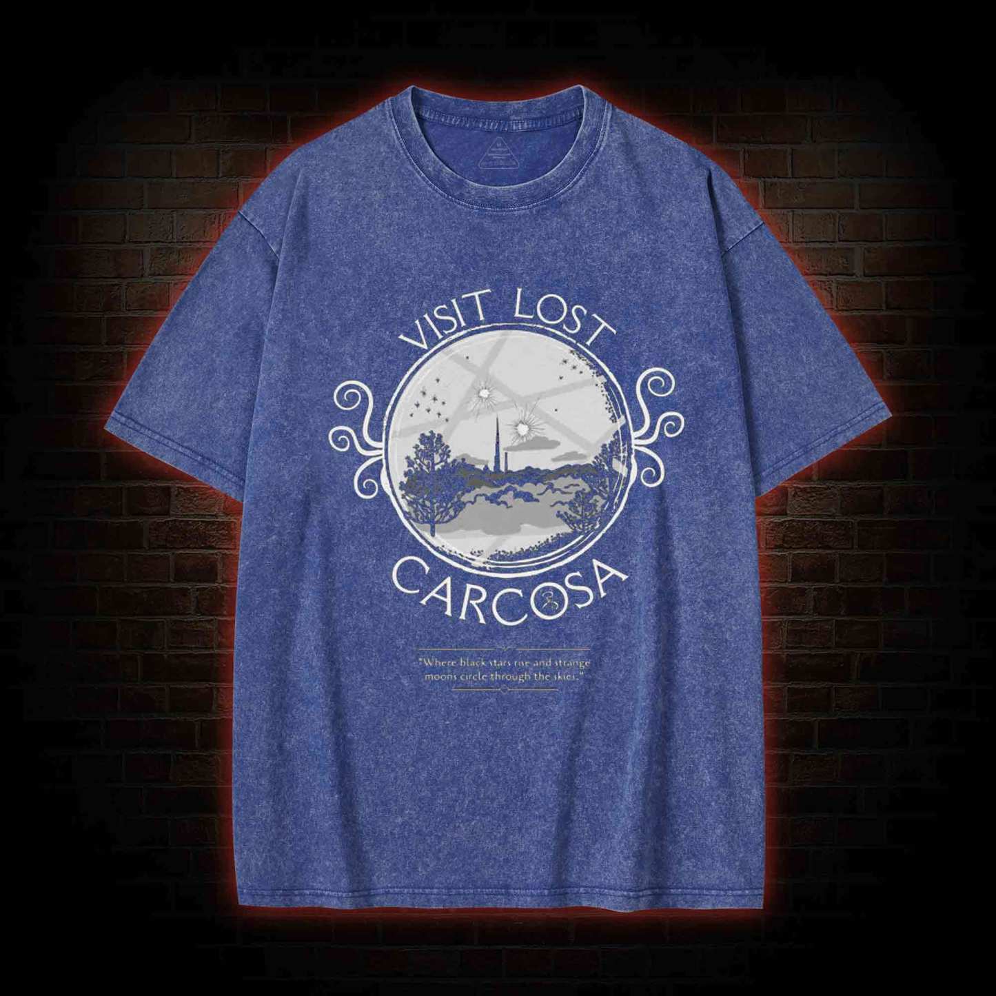 Visit Lost Carcosa Washed T-shirt