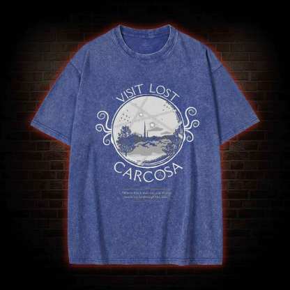 Visit Lost Carcosa Washed T-shirt